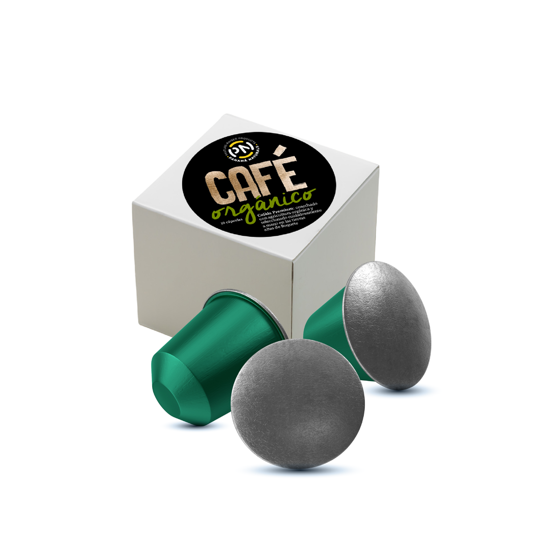 Café Orgánico -  Cápsulas de nespresso: cajita de 10